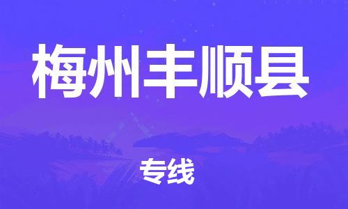 邯鄲到梅州豐順縣物流專線-物流專線全境閃送-市縣派送